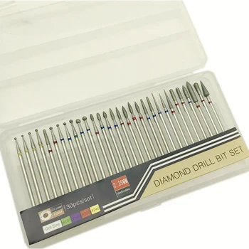 30pcs/set Diamond Nail Drill Bit Rotate Cuticle Manicure Pedicure Milling Cutter Marble Jewelry Engraving Grinding Tool Mayitr
30pcs/set Diamond Nail Drill Bit Rotate Cuticle Manicure Pedicure Milling Cutter Marble Jewelry Engraving Grinding Tool Mayitr