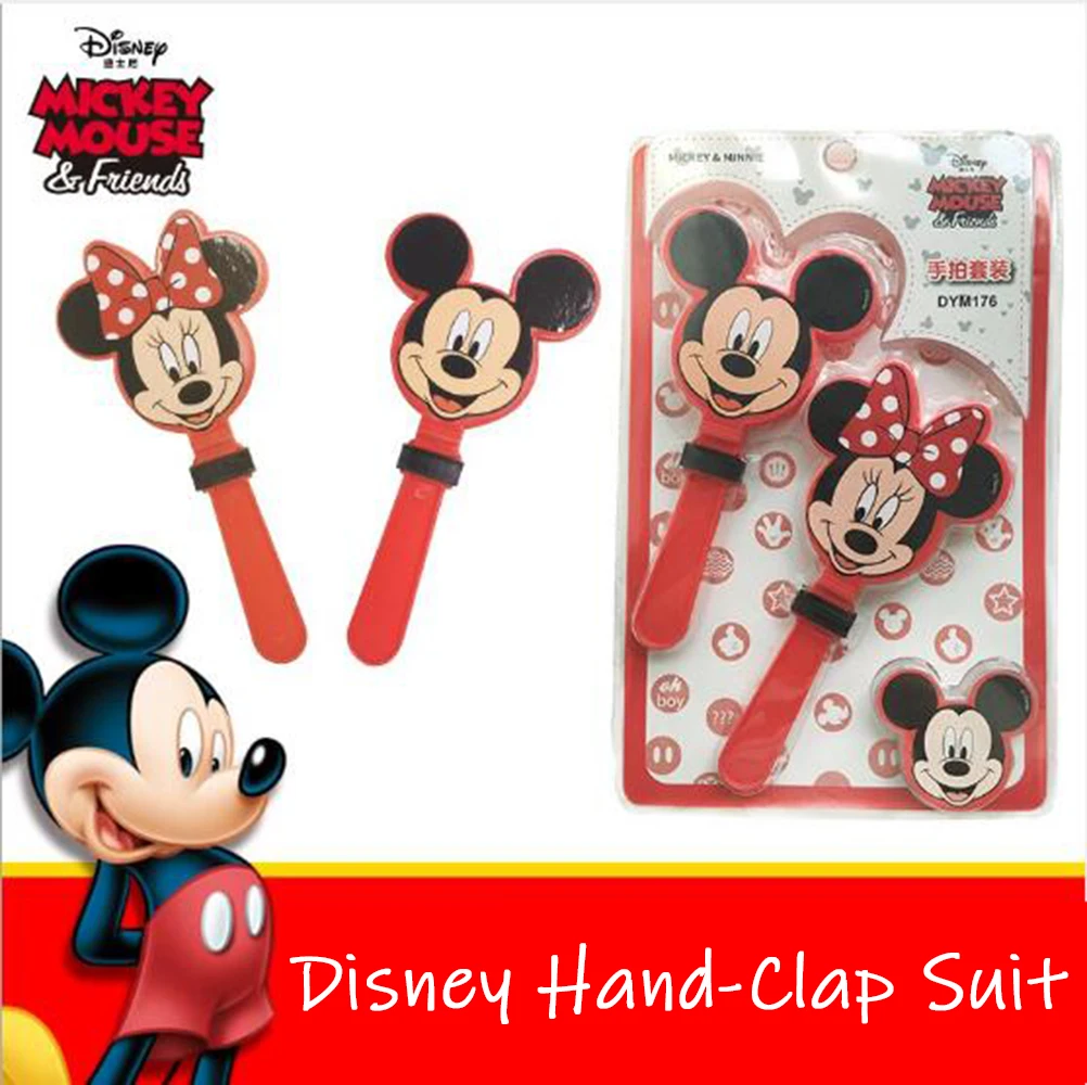 2 Pcs Disney Mickey Minnie mouse Party Celebration Hand Clapper Soccer Football Games Maker Cheering Trumpet Children Clap Toys
2 Pcs Disney Mickey Minnie mouse Party Celebration Hand Clapper Soccer Football Games Maker Cheering Trumpet Children Clap Toys