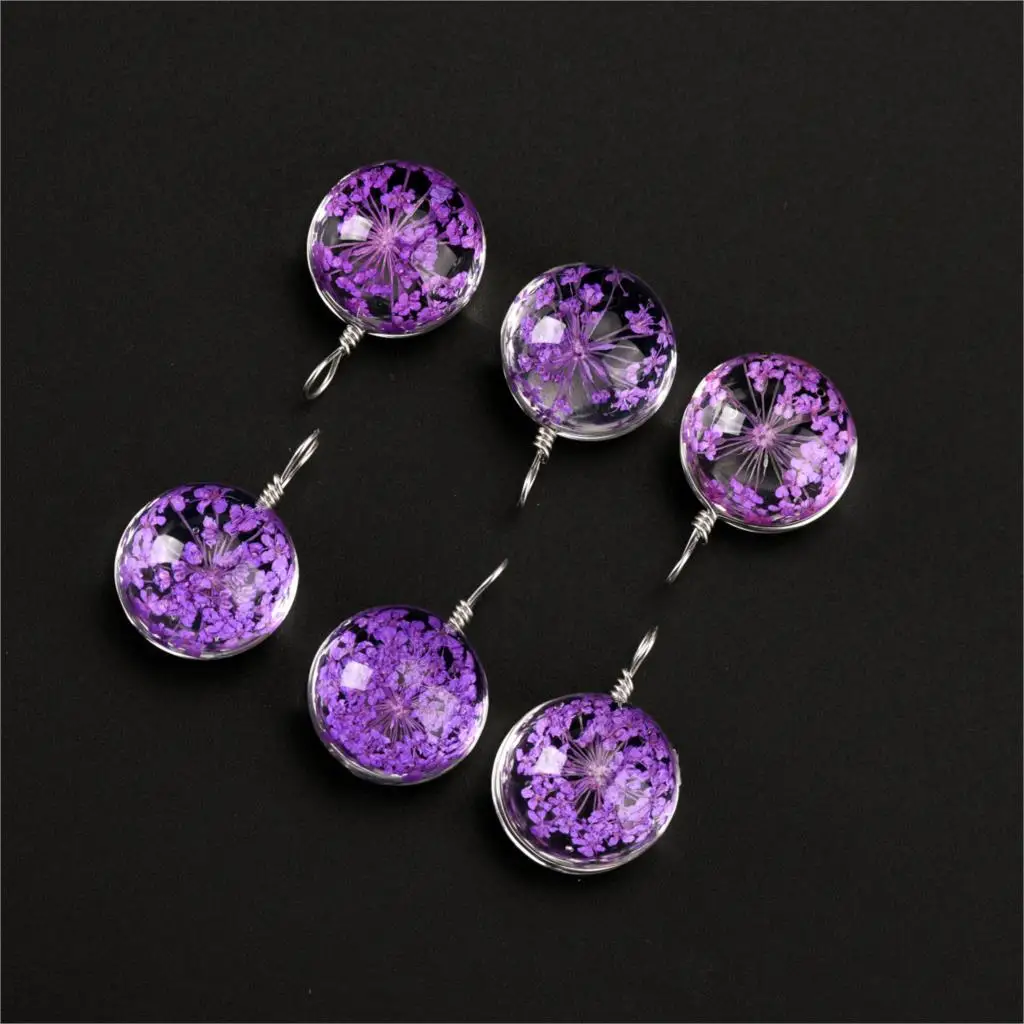 Natural Dried Flower with Glass Bead Beading Glass Charms For DIY Earrings Bracelet Necklace Jewelry Making Beads #IZ304
Natural Dried Flower with Glass Bead Beading Glass Charms For DIY Earrings Bracelet Necklace Jewelry Making Beads #IZ304