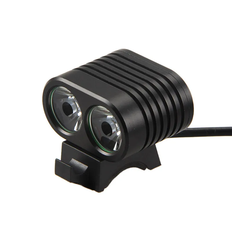 Bike light led flashlight Super Bright 2x XM-L2 Led bike light front Bicycle Lamp Headlight+ Rear light #4A24 (8)