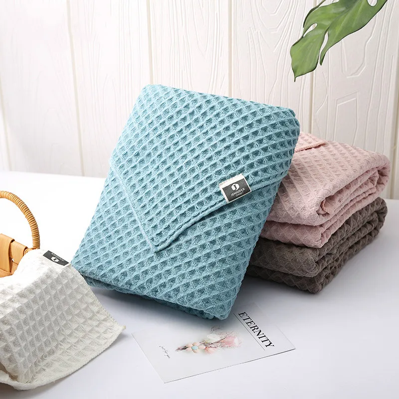 New 70*140CM waffle bath towel soft absorbent cotton adult couple bath towel, 4 colors
New 70*140CM waffle bath towel soft absorbent cotton adult couple bath towel, 4 colors