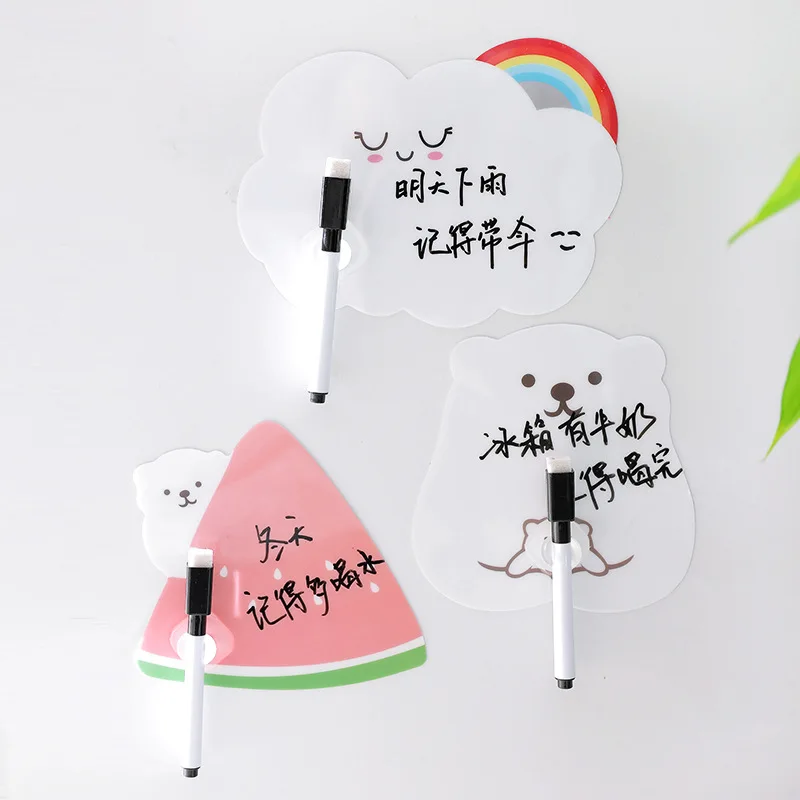 Fridge Magnets Cute Rewritable Message Board With Pen Bear Rainbow shaped Paste Refrigerator Sticky Notes
Fridge Magnets Cute Rewritable Message Board With Pen Bear Rainbow shaped Paste Refrigerator Sticky Notes