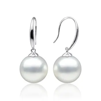 Free Shipping AAA 10-14MM Natural White Genuine South Sea Pearl Drop Earrings 18K White Gold #0207
Free Shipping AAA 10-14MM Natural White Genuine South Sea Pearl Drop Earrings 18K White Gold #0207
