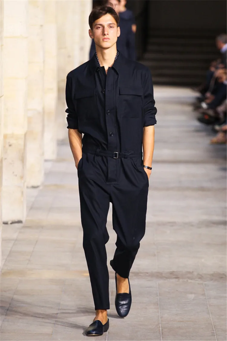 M-4XL New men casual jumpsuit Europe and America show models personality Slim men's tooling jumpsuit overalls pants
M-4XL New men casual jumpsuit Europe and America show models personality Slim men's tooling jumpsuit overalls pants