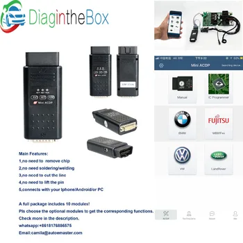Mini ACDP Yanhua Programming Master Full Set for all CAS1-CAS4+/FEM/BDC key programming/mileage correction/ISN/DME code reading
Mini ACDP Yanhua Programming Master Full Set for all CAS1-CAS4+/FEM/BDC key programming/mileage correction/ISN/DME code reading