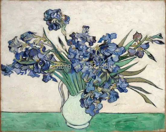 Irises in Vase by Vicent Van Gogh print painting on canvas high quality wall art decoartion
Irises in Vase by Vicent Van Gogh print painting on canvas high quality wall art decoartion