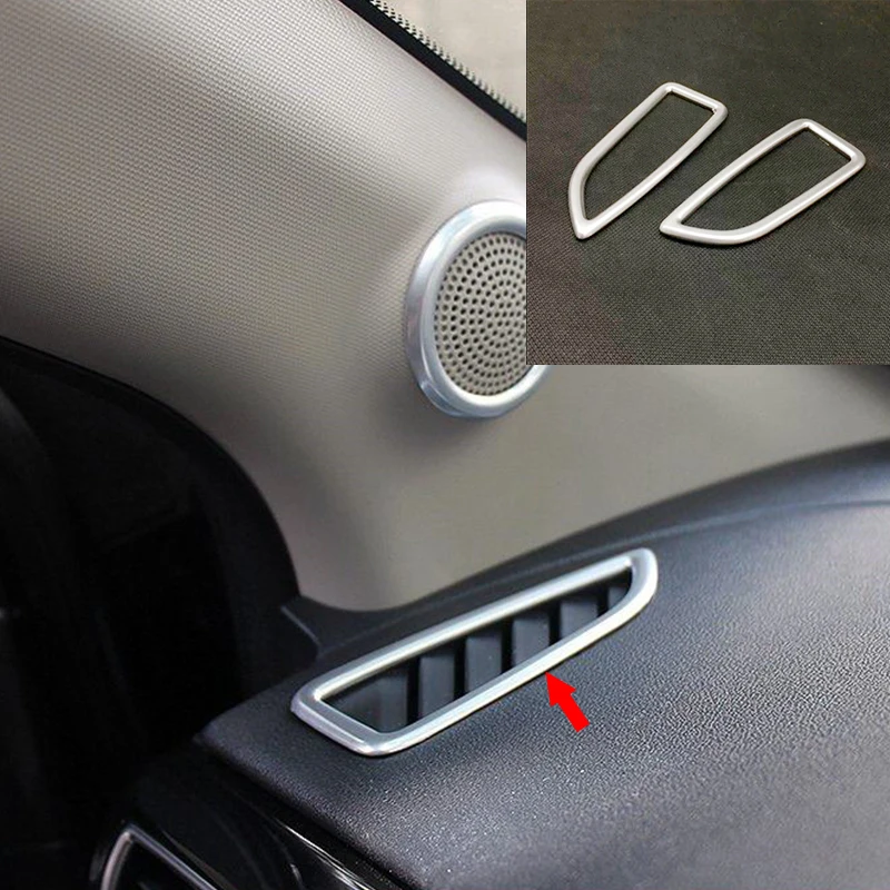 ABS Matte For MG GS 2015 2016 2017 accessories car styling Car front Small air outlet Decoration Cover Trim 2pcs
ABS Matte For MG GS 2015 2016 2017 accessories car styling Car front Small air outlet Decoration Cover Trim 2pcs