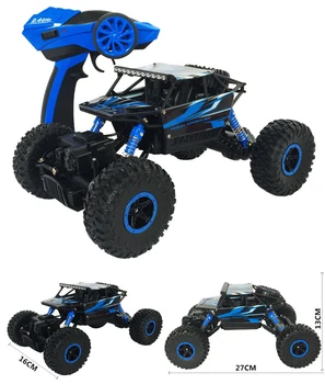 

RC Car 2.4GHz Rock Crawler Rally Car 4WD Truck 1:18 Scale Off-road Race Vehicle Buggy Electronic Remote Control Model Toy 1802