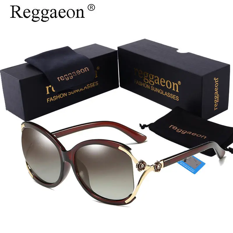 reggaeon Women Polarized Sunglasses Luxury Brand designer Oversize Glasses Girls Gradient Color Goggle Fashion flower Eyewear
reggaeon Women Polarized Sunglasses Luxury Brand designer Oversize Glasses Girls Gradient Color Goggle Fashion flower Eyewear