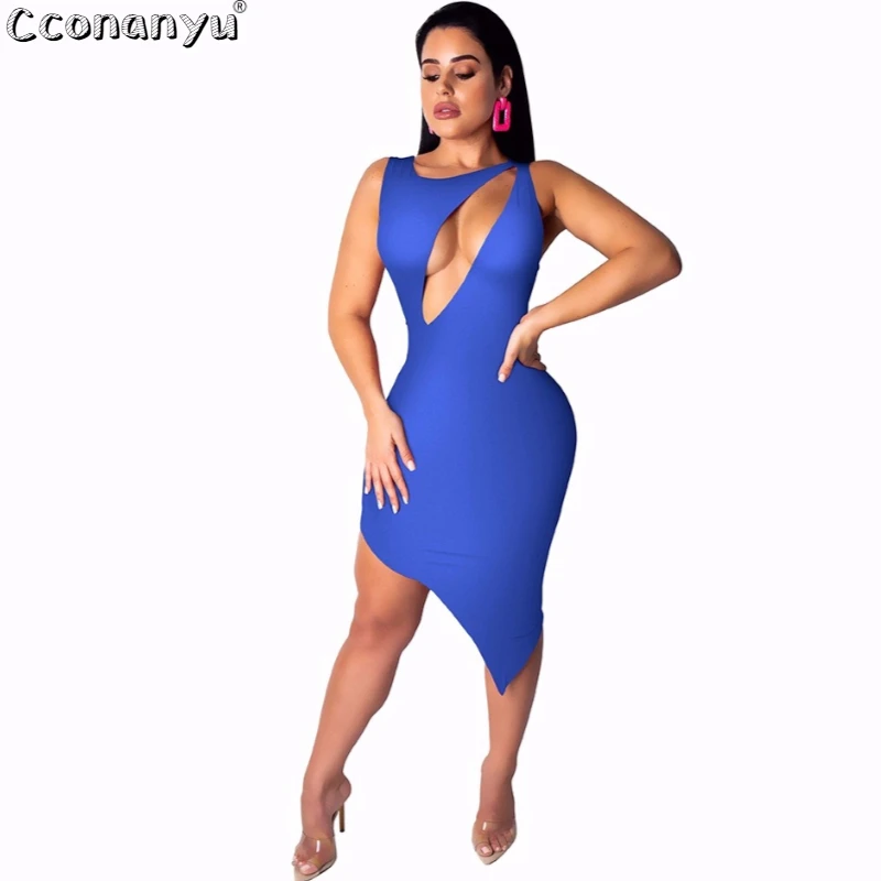 Women Irregular Sleeveless Party Dress Sexy Hollow Out 2019 Summer Bodcyon Bandage Vestidos Women Solid Color Dress
Women Irregular Sleeveless Party Dress Sexy Hollow Out 2019 Summer Bodcyon Bandage Vestidos Women Solid Color Dress