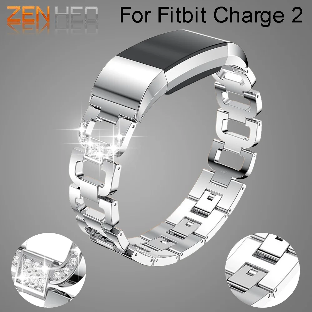 Watch Band For Fitbit Charge 2 Replacement Wristband Strap Metal Bracelet Adjustable For Fitbit charge 2 Bands with Rhinestone
Watch Band For Fitbit Charge 2 Replacement Wristband Strap Metal Bracelet Adjustable For Fitbit charge 2 Bands with Rhinestone