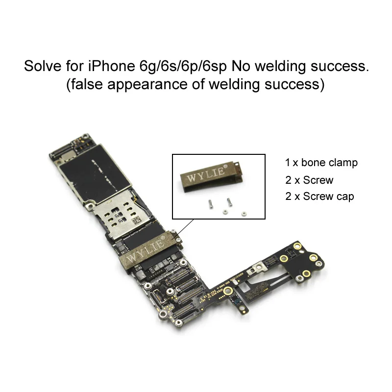 Fixed skeleton for iphone A8 A9 6g/6s/6p/6sp Welding false image Motherboard CPU Fixed solder joint Repair clip tools
Fixed skeleton for iphone A8 A9 6g/6s/6p/6sp Welding false image Motherboard CPU Fixed solder joint Repair clip tools
