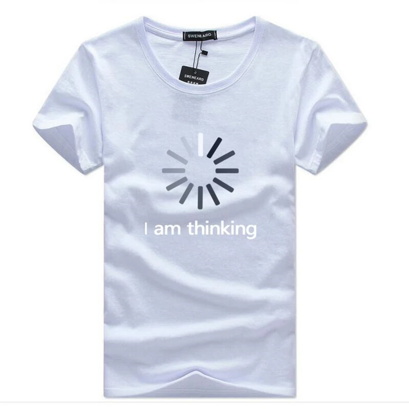 I'm thinking Men's t Shirts Summer Brand Casual O-Neck short sleeve T-shirt mens funny printing Tee Shirts Men's plus size 5XL
I'm thinking Men's t Shirts Summer Brand Casual O-Neck short sleeve T-shirt mens funny printing Tee Shirts Men's plus size 5XL