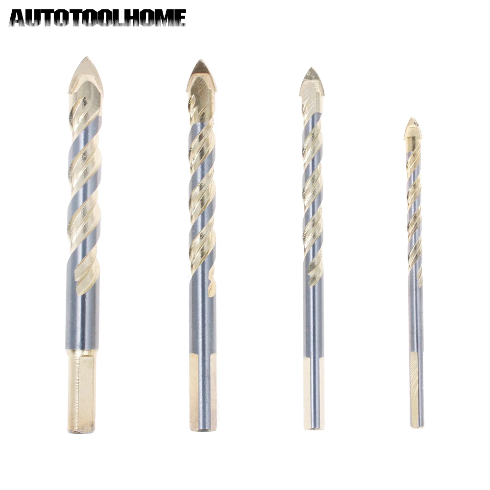 4Pcs Masonry Drill Bit Set Alloy Steel Titanium Coated for Tile Glass Concrete Stone Drilling fits Electric Drill Impact Drill
4Pcs Masonry Drill Bit Set Alloy Steel Titanium Coated for Tile Glass Concrete Stone Drilling fits Electric Drill Impact Drill