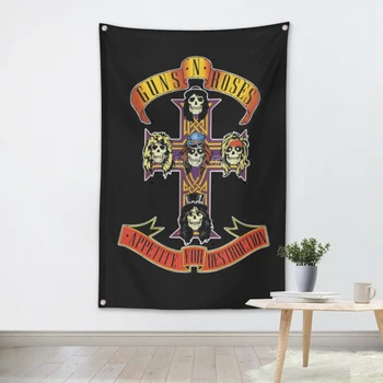 Rock and Roll Pop Band Team Logo Concert Posters Flag & Banner Popular Music Theme Painting KTV Bar Cafe Home Wall Decoration
Rock and Roll Pop Band Team Logo Concert Posters Flag & Banner Popular Music Theme Painting KTV Bar Cafe Home Wall Decoration
