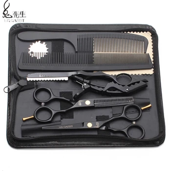 Suit 5.5" 16cm Stainless Mr Rabbit Black Professional Hairdressing Scissors Cutting Scissors Thinning Shears Hair Scissors M1104
Suit 5.5" 16cm Stainless Mr Rabbit Black Professional Hairdressing Scissors Cutting Scissors Thinning Shears Hair Scissors M1104