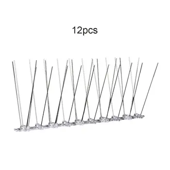 12pcs 25cm Bird Spikes Stainless Steel Pigeon Repellent Spikes Polycarbonate Starlings Pest Control For Fruit Garden
12pcs 25cm Bird Spikes Stainless Steel Pigeon Repellent Spikes Polycarbonate Starlings Pest Control For Fruit Garden