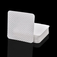 400 шт для удаления ногтей хлопковые салфетки УФ Гелевые Типсы для ногтей для удаления лака Очиститель без ворса бумажная салфетка для маник...(China)