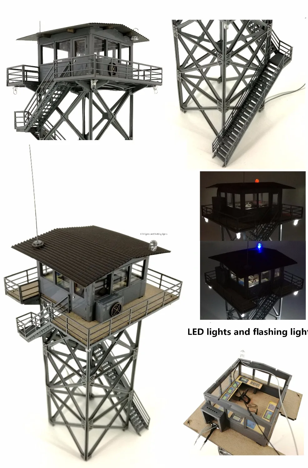 1:87Model Train ho scale diy control tower architectural sand table Model materials Free Shipping
1:87Model Train ho scale diy control tower architectural sand table Model materials Free Shipping