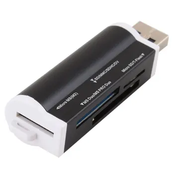 2PCS All in one USB 2.0 Multi Memory Card Reader for Micro SD/TF M2 MMC MS Duo #22995
2PCS All in one USB 2.0 Multi Memory Card Reader for Micro SD/TF M2 MMC MS Duo #22995