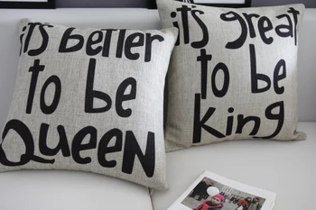 Free Shipping It is Better to be Queen Linen Cushion Cover /Pillow Cover /Pillow Case / Decorative cushion 45CM X45CM 2pcs/lot
Free Shipping It is Better to be Queen Linen Cushion Cover /Pillow Cover /Pillow Case / Decorative cushion 45CM X45CM 2pcs/lot