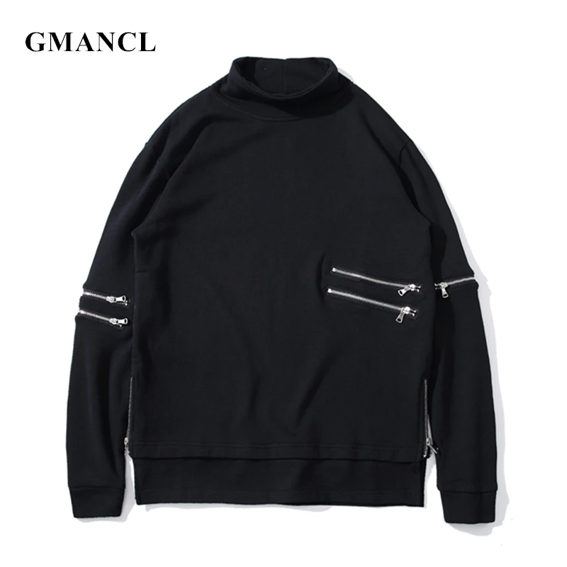 GMANCL Autumn Men Solid color Loose Multi-zipper design Casual Sweatshirts Oversized Streetwear Stitching Cotton Mens Pullover
GMANCL Autumn Men Solid color Loose Multi-zipper design Casual Sweatshirts Oversized Streetwear Stitching Cotton Mens Pullover