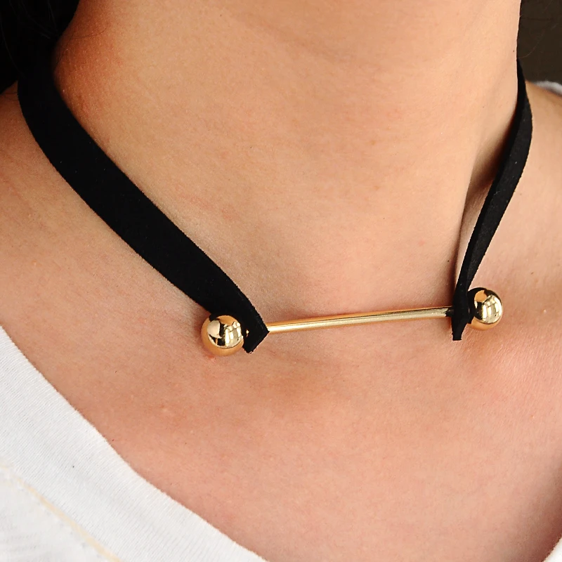 Plain Black Velvet Ribbon Choker Necklace Gothic Handmade With Charm Gold color for Women
Plain Black Velvet Ribbon Choker Necklace Gothic Handmade With Charm Gold color for Women