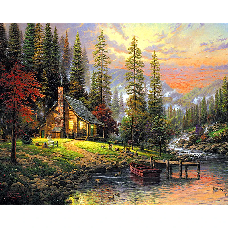 Full Square/Round Drill 5D DIY Diamond Painting "forest scenery" 3D Embroidery Cross Stitch Mosaic Rhinestone Home Decor Gift
Full Square/Round Drill 5D DIY Diamond Painting "forest scenery" 3D Embroidery Cross Stitch Mosaic Rhinestone Home Decor Gift