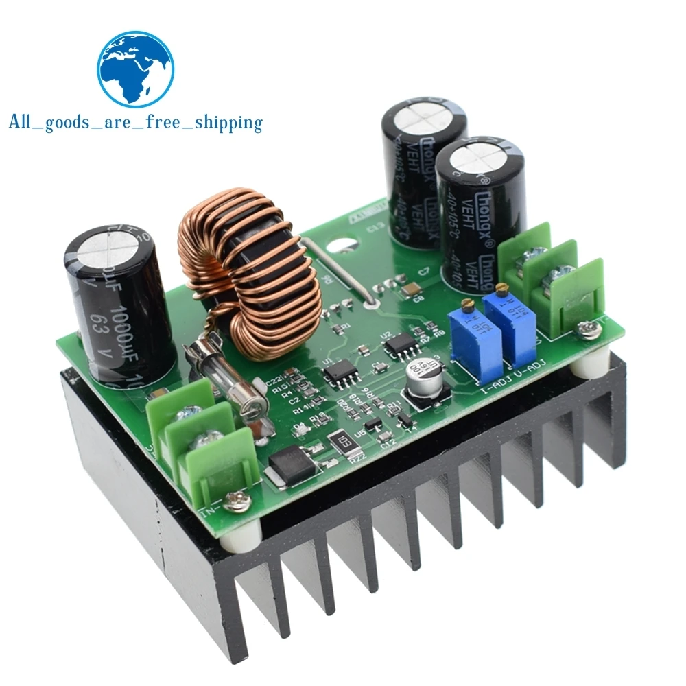 TZT 600W Boost Module Power supply DC-DC step up Constant Current Voltage 9v-60V to 12v-80V 48V 72V Booster converter
TZT 600W Boost Module Power supply DC-DC step up Constant Current Voltage 9v-60V to 12v-80V 48V 72V Booster converter