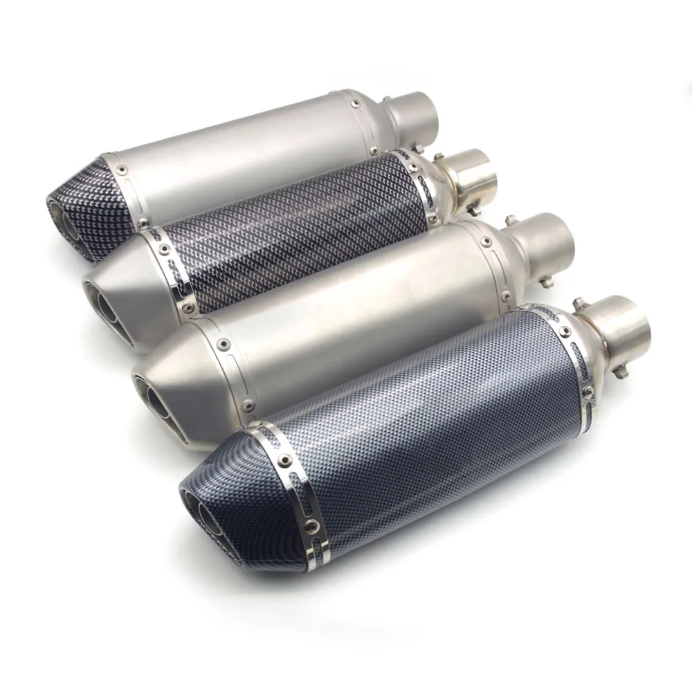 51mm Inlet Universal motorcycle exhaust Pipe scape moto with DB killer Inside FOR BMW r1200rt Suzuki 600 bandit v strom dl650
51mm Inlet Universal motorcycle exhaust Pipe scape moto with DB killer Inside FOR BMW r1200rt Suzuki 600 bandit v strom dl650