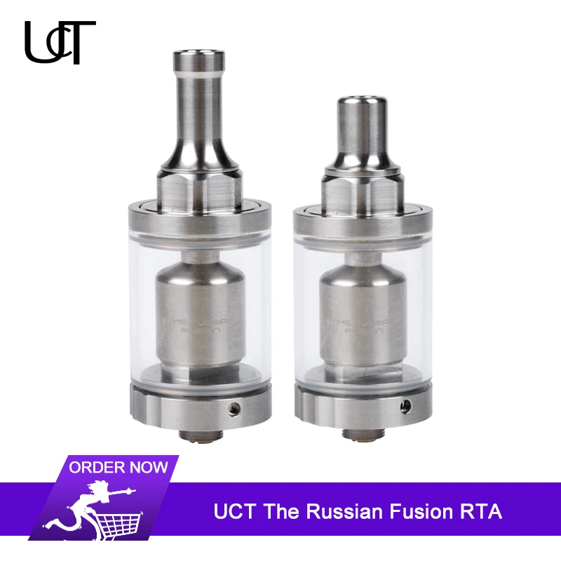 2019 New product Original UCT The Russian Fusion MTL RTA Tank 3ml 22mm Top Filling vape tank single coil Atomizer VS russian 91
2019 New product Original UCT The Russian Fusion MTL RTA Tank 3ml 22mm Top Filling vape tank single coil Atomizer VS russian 91