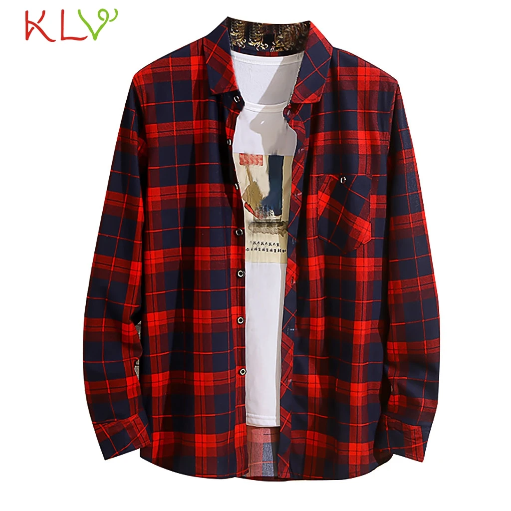 Blouse Shirt Men Plaid Print Long Sleeve Vintage Fashion Top Slim Fit 2019 Casual Harajuku Camisa Hombre Streetwear Clothes 19Jl
Blouse Shirt Men Plaid Print Long Sleeve Vintage Fashion Top Slim Fit 2019 Casual Harajuku Camisa Hombre Streetwear Clothes 19Jl