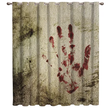 Retro Blood Handprint Curtain Rod Living Room Bathroom Outdoor Kitchen Indoor Fabric Decor Kids Window Treatment Valances Window
Retro Blood Handprint Curtain Rod Living Room Bathroom Outdoor Kitchen Indoor Fabric Decor Kids Window Treatment Valances Window