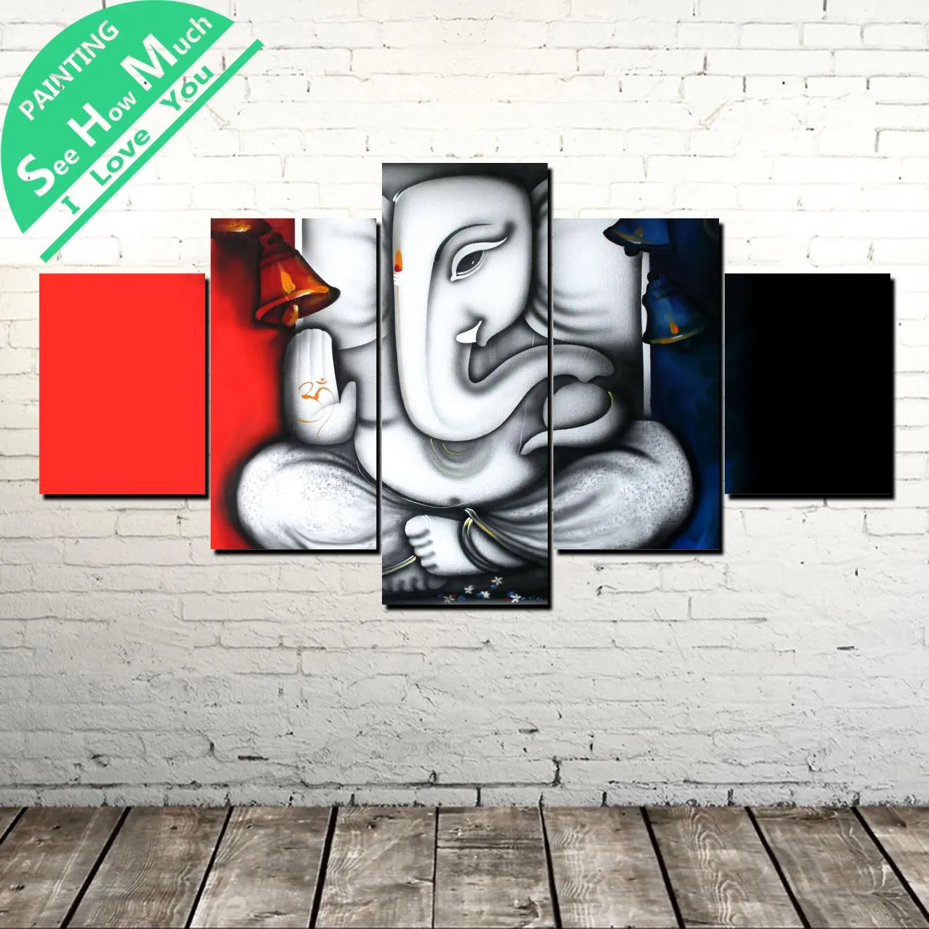 5 Piece Elephant Buddha Canvas Painting Wall Art Picture for Living Room Art Poster Decoration Picture Modern Print Painting
5 Piece Elephant Buddha Canvas Painting Wall Art Picture for Living Room Art Poster Decoration Picture Modern Print Painting