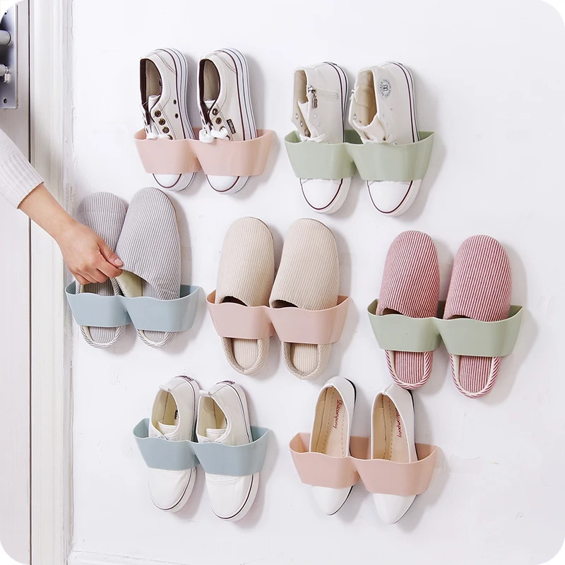 1pc Creative Wall - mounted Shoe Organizer Rack Household Living Room Shoe Holder
1pc Creative Wall - mounted Shoe Organizer Rack Household Living Room Shoe Holder