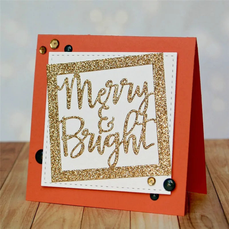 Naifumodo Letter Series Merry Bright Metal Cutting Dies For Cutting Scrapbooking and Card Manking Album Card Embossing Crafts
Naifumodo Letter Series Merry Bright Metal Cutting Dies For Cutting Scrapbooking and Card Manking Album Card Embossing Crafts