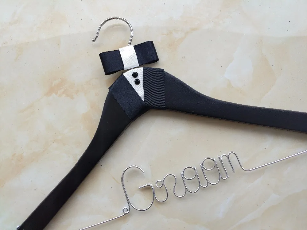 

Personalized Wedding Hanger , Groom gifts, name hanger, Grooms hanger bride
