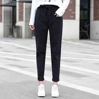 Sweatpants Women 2019 Drawstring Harem Pants Female Ankle Length Trousers Blue Grey Plus Size Pencil Pants Elastic Waist
Sweatpants Women 2019 Drawstring Harem Pants Female Ankle Length Trousers Blue Grey Plus Size Pencil Pants Elastic Waist
