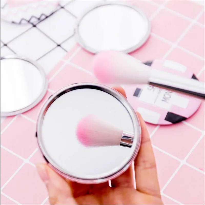 New Round Makeup Mini Mirror Cute Cartoon Portable Pocket Mirror Women Girl Cosmetic Small Compact Mirrors
New Round Makeup Mini Mirror Cute Cartoon Portable Pocket Mirror Women Girl Cosmetic Small Compact Mirrors
