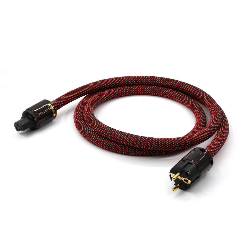 2M Hi-End AC Mains Power Cable with 24k Gold-Plated P-079E & C-079 Connector EU POWER CABLE
2M Hi-End AC Mains Power Cable with 24k Gold-Plated P-079E & C-079 Connector EU POWER CABLE