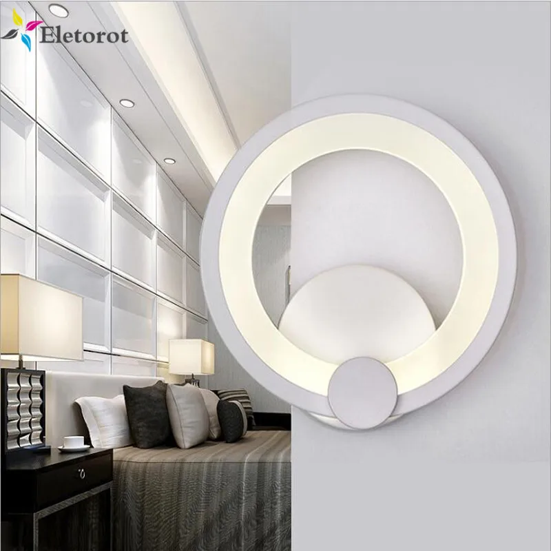 Simple Modern Wall Light LED Metal+Acrylic Ring Wall Sconce Diameter 19cm Indoor Lighting Wall Lamp For Hallway Bedroom Bathroom
Simple Modern Wall Light LED Metal+Acrylic Ring Wall Sconce Diameter 19cm Indoor Lighting Wall Lamp For Hallway Bedroom Bathroom