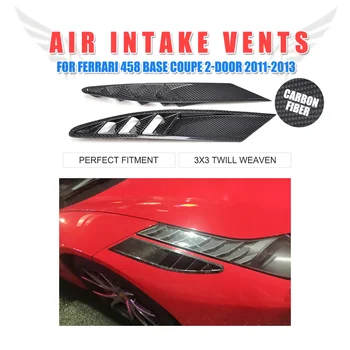2PCS Carbon Fiber Front Air Intake Flow Vents for Ferrari 458 Base Coupe 2-Door 2011-2013 Fender Decoration Stickers Car Styling
2PCS Carbon Fiber Front Air Intake Flow Vents for Ferrari 458 Base Coupe 2-Door 2011-2013 Fender Decoration Stickers Car Styling