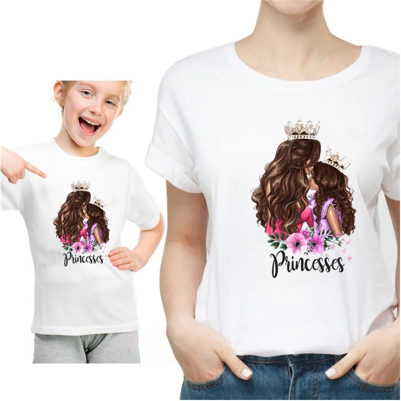 Fashion Trend Mom And Daughter Harajuku White Tshirt Parent-child Clothing Casual Lovely Short Sleeve Women T shirt,HKP3093
Fashion Trend Mom And Daughter Harajuku White Tshirt Parent-child Clothing Casual Lovely Short Sleeve Women T shirt,HKP3093