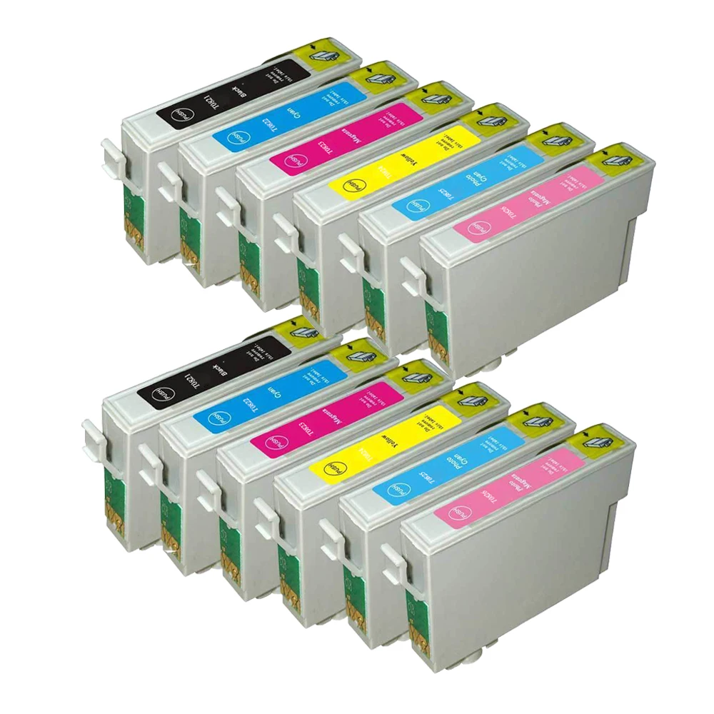 12x Compatible EPSON T0827 Ink Cartridge For Stylus Photo RX610 RX590 R270 R390 RX615 TX650 T50 T59 TX720 TX700
12x Compatible EPSON T0827 Ink Cartridge For Stylus Photo RX610 RX590 R270 R390 RX615 TX650 T50 T59 TX720 TX700