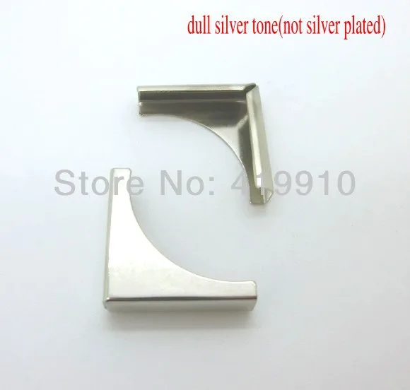 Free Shipping-100PCs Silver Tone Book Scrapbooking Albums Menus Folders Corner Protectors 28x20mm J1319
Free Shipping-100PCs Silver Tone Book Scrapbooking Albums Menus Folders Corner Protectors 28x20mm J1319