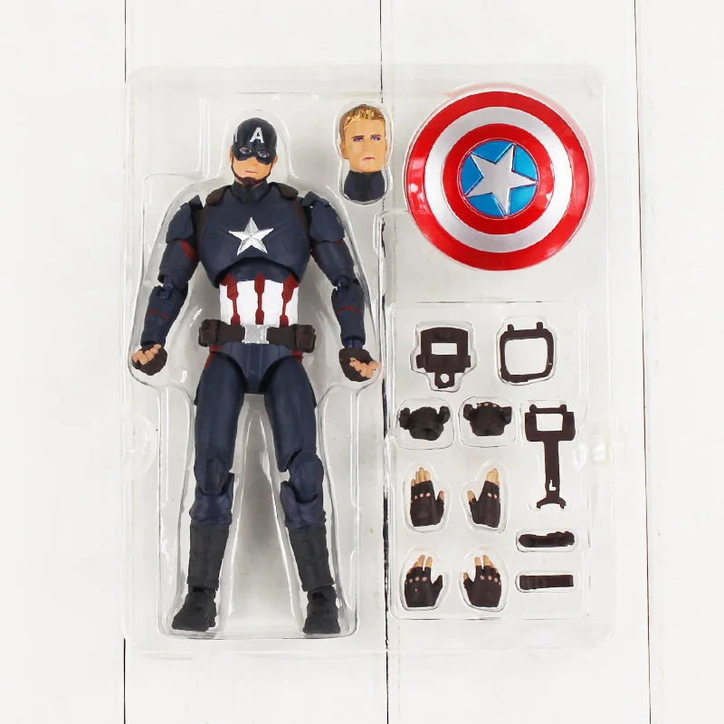 15.5cm Captain America 3 Action Figure Civil War Captain With Shield Collectible Model Toys
15.5cm Captain America 3 Action Figure Civil War Captain With Shield Collectible Model Toys