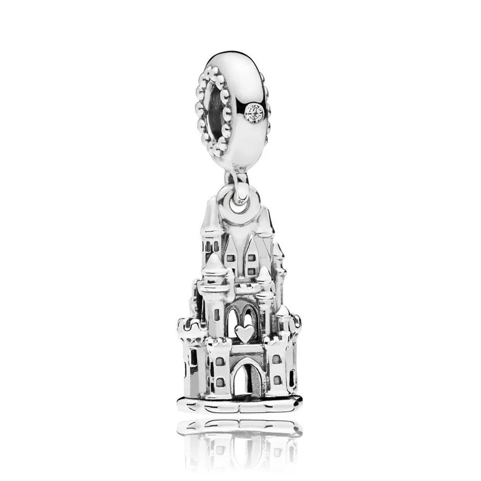 Authentic 925 Sterling Silver DIY Jewelry Regal Castle Dangle Pendant fit Lady Bracelet Bangle Clear CZ
Authentic 925 Sterling Silver DIY Jewelry Regal Castle Dangle Pendant fit Lady Bracelet Bangle Clear CZ
