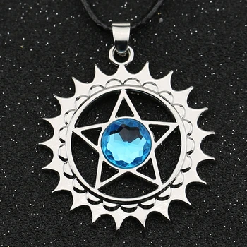 Black Butler Necklace Kuroshitsuji Sebastian Ciel Pentacle Pentagram Star Logo Crystal Pendant Fashion Anime Jewelry Wholesale
Black Butler Necklace Kuroshitsuji Sebastian Ciel Pentacle Pentagram Star Logo Crystal Pendant Fashion Anime Jewelry Wholesale