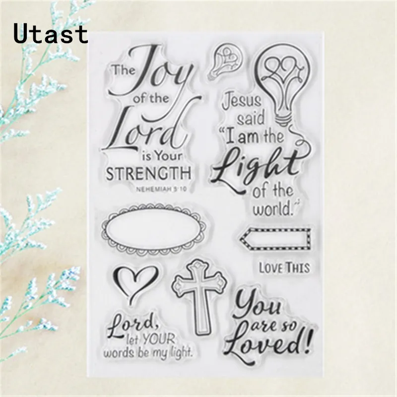 Jesus Light Clear Silicone Stamps /Transparent Rubber Stamp for DIY Scrapbooking /Photo Album Decorative Craft Making
Jesus Light Clear Silicone Stamps /Transparent Rubber Stamp for DIY Scrapbooking /Photo Album Decorative Craft Making