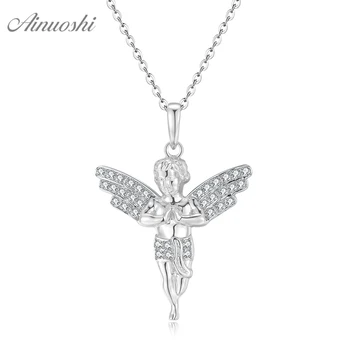 AINUOSHI 18K Gold Natural Diamond Angel Pendant 18K White Gold/Yellow Gold/Rose Gold Cute Angle Diamond Jewelry Separate Pendant
AINUOSHI 18K Gold Natural Diamond Angel Pendant 18K White Gold/Yellow Gold/Rose Gold Cute Angle Diamond Jewelry Separate Pendant